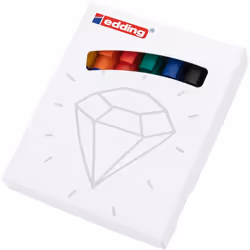 Edding Colourful Flipchart Kit marqueur indélébile Assortie Noir, Bleu, Vert, Orange, Rouge, Jaune 7 pièce(s)