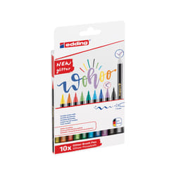 Edding 4-1340-10-4 stylo-feutre Eau, Noir, Bleu, Vert, Vert clair, Orange, Violet, Rouge, Jaune 1 pièce(s)