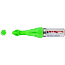 Edding - Marqueur en spray peinture à craie vert fluorescent pour trous percés