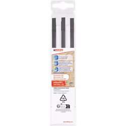 Informations techniques Couleur : noir couleur d'écriture : noir SET edding 8891 recharge mine 10H 6 Mines de recharge en gra ...
