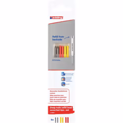 Informations techniques Couleur : bleu, jaune, rouge couleur d'écriture : bleu, jaune, rouge edding 8881 Baumarker recharge d ...