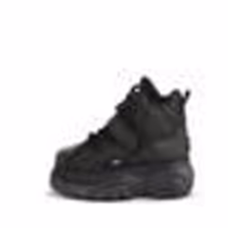 Chaussure à lacets - BUFFALO - 1348-14 2-0 - Cuir - Femme - Scratch - Noir