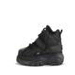 Chaussure à lacets - BUFFALO - 1348-14 2-0 - Cuir - Femme - Scratch - Noir