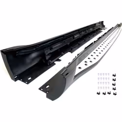 2 MARCHE PIED ANTIDERAPANT ALUMINIUM + ABS POUR BMW X1 E84 DE 2009 A 2015