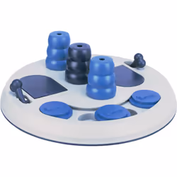TRIXIE Flip Board XXL, Chien, Jouet interactif, Bleu, Gris, Plastique, 28 cm