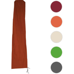 Housse de protection Meran pour parasol jusqu'à 5 m, gaine de protection avec zip - terre cuite