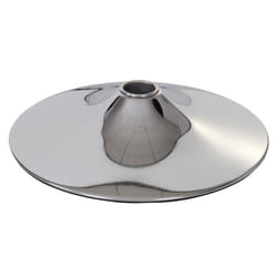 Lot de 2 plateaux de sol pour tabouret de bar/chaise pivotante/chaise de salle à manger en métal chromé Ø 41cm