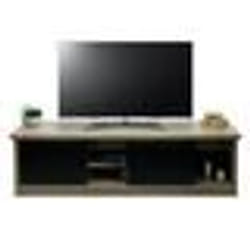 Rack TV - NO NAME - HWC-K75 - Bois métal industriel - 4 compartiments - Portes coulissantes