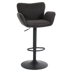 Tabouret de bar - NO NAME - HWC-M67 - Pivotant 360° - Réglable en hauteur - Accoudoirs