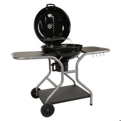 Chariot à grillades HWC-N16 - NO NAME - Gril sphérique - Noir - Acier émaillé - 143x131x66 cm