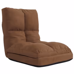 Fauteuil-lit pliable - NO NAME - HWC-N45 - Velours - Marron - 1 place