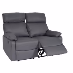 Fauteuil relax 2 places - NO NAME - HWC-L93 - Tissu/textile - Accoudoirs larges - Fonction couchage