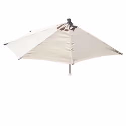 Toile de rechange pour parasol - Parla - 270cm - Protection UV 50+ - Résistant aux intempéries - Crème