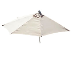 Toile de rechange pour parasol - Parla - 270cm - Protection UV 50+ - Résistant aux intempéries - Crème