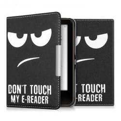 kwmobile 28119.13 étui pour tablette 15,2 cm (6") Folio porte carte Noir, Blanc