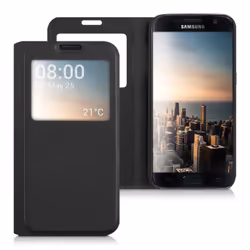 kwmobile 37135.01, Folio, Samsung, Galaxy S7, Noir
