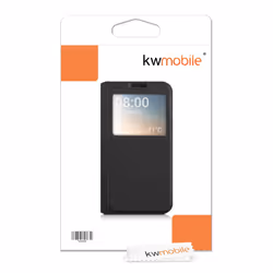 kwmobile 37135.01 coque de protection pour téléphones portables Folio Noir