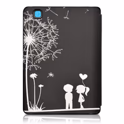 kwmobile 39841.02 étui pour tablette 6" Folio Noir, Blanc