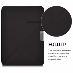 kwmobile 41181.01 étui pour lecteur d'e-book Folio porte carte Noir