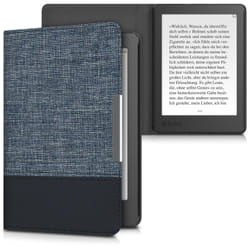 kwmobile 41182.03 étui pour lecteur d'e-book Folio porte carte Bleu