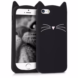 kwmobile 42633.01, Housse, Apple, iPhone SE / 5 / 5S, 10,2 cm (4"), Noir