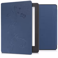 kwmobile 42076.15, Folio porte carte, Bleu, Kobo, 17,3 cm (6.8"), Cuir, Synthétique, Aura H2O Edition 2