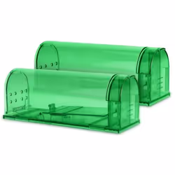 Navaris 2x piège à souris vivante - Set attrape souris et petit rat - Souricière capture petits rongeurs sans tuer - Pour mai ...