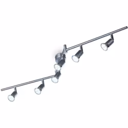 Description générale Le plafonnier LED Lunis 6 est un luminaire élégant et moderne, conçu pour apporter une lumière blanche c ...