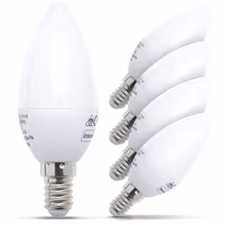 Ampoules 5W LED E14 B.K. Licht – top qualité allemande Nous ampoules LED garantissent une diffusion uniforme et harmonieuse d ...