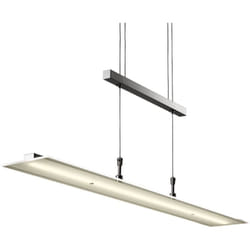B.k.licht - suspension led, lustre filaire design, fonction dimmable - pas besoin dun variateur, hauteur réglable, platine led 20W intégrée, lumière