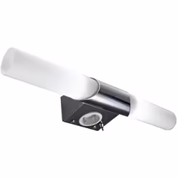 Description générale Applique LED moderne pour salle de bain, idéale comme éclairage miroir. Equipée de 2 ampoules LED E14 de ...