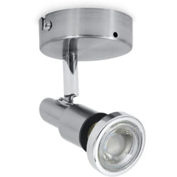 B.k.licht - Plafonnier led 1 spot éclairage plafond salle de bain IP44 spot luminaire plafond