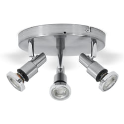 B.k.licht - Plafonnier led 3 spots éclairage plafond salle de bain IP44 spot luminaire plafond