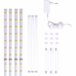 Description générale Ce set d'éclairage comprend quatre bandes LED de 50 cm, totalisant 2 mètres, parfaites pour créer une am ...
