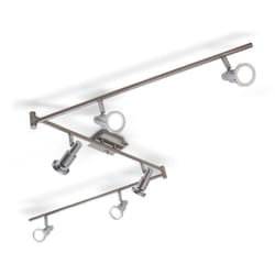 B.k.licht - Plafonnier led barre lumineuse 6 spots éclairage plafond spots modernes