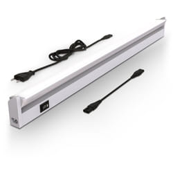Lumière cuisine sous meuble avec interrupteur marche/arrêt, blanc chaud/neutre réglable, éclairage led cuisine sous meuble, 54,7x6,1x2,4 cm, argenté