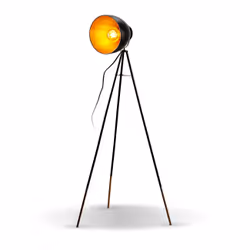 B.K.Licht BKL1233, Chambre à coucher, Salle à manger, Couloir, Salon, Bureau, Noir, IP20, Métal, II, E27
