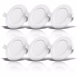 Description générale Le lot de 6 spots dimmables B.K.Licht est spécialement conçu pour les salles de bain avec une protection ...