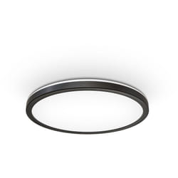 B.K.Licht Plafonnier LED dinterieur, extra plat, 18W, 2400Lm, éclairage plafond, avec rétro-éclairage, lumière blanche neutre 4000K, plafonnier LED