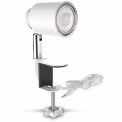 SERRAGE : ce petit luminaire compact à pince est parfaitement adapté pour un éclairage dappoint direct ou indirect de vos éta ...