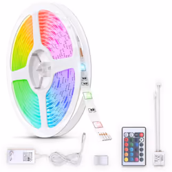 Description générale Cette bande LED RVB de 3 mètres est idéale pour créer une ambiance lumineuse et décorative dans toutes l ...