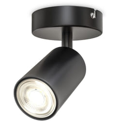 B.k.licht - i Spot plafond i pivotant i orientable i GU10 i noir-mat i livré sans ampoule