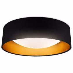 Description générale Le plafonnier B.K.Licht noir doré combine un design élégant et contemporain avec une technologie LED mod ...