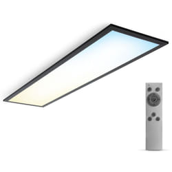 B.k.licht - Panneau led i 1 mètre i gradable i contrôle de la température de couleur cct i télécommande i minuterie i 24 Watt i 2.200 Lumen i