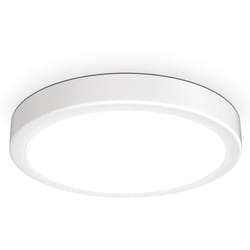 B.k.licht - Plafonnier led 18W 4.000K 28cm 2.000lm blanc lampe de plafond cuisine couloir