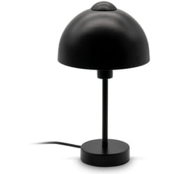 B.k.licht - Lampe de table design i Douille E14 i Lampe de table pour 1 ampoule de max. 25 Watt i Interrupteur à câble i Noir mat