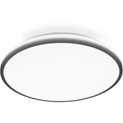 B.k.licht - i Plafonnier led i Ø38 cm i platine led 24 Watt i effet rétroéclairage i lumière blanche neutre 4000 k i lumière indirecte i noir