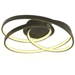 B.k.licht - i plafonnier led design i lampe de plafond salon i lumière blanche chaude 3000 k i 35 Watt i lampe de chambre anneaux led