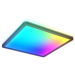 B.k.licht - i Plafonnier led rgb i Panneau led ultraplat i Changement de couleur i Plafonnier rgbw à intensité variable i Éclairage indirect i
