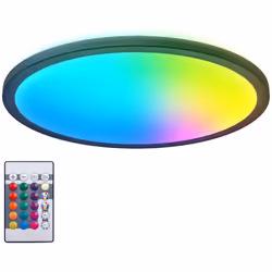 Description générale Le plafonnier LED RGB de B.K.Licht est un luminaire moderne et élégant, conçu pour apporter une ambiance ...